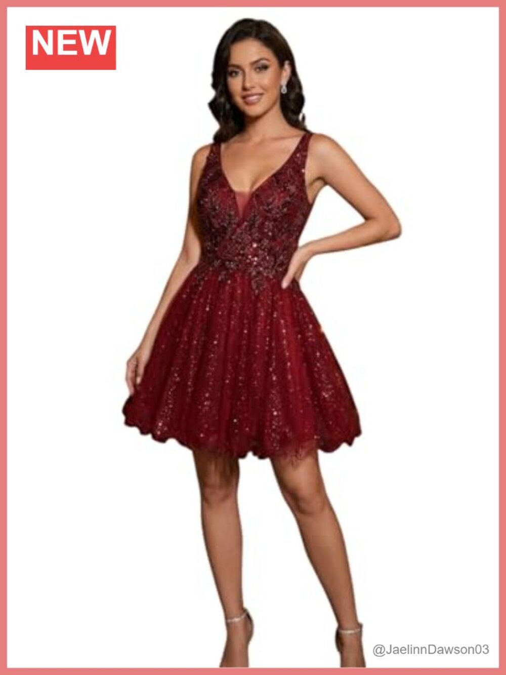 Tulle A-Line V-Neck Sleeveless Mini Cocktail Dress Formal Party
